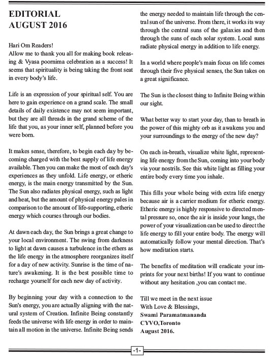 Brilliance Magazine August 2016