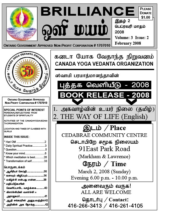 Brilliance magazine February 2008