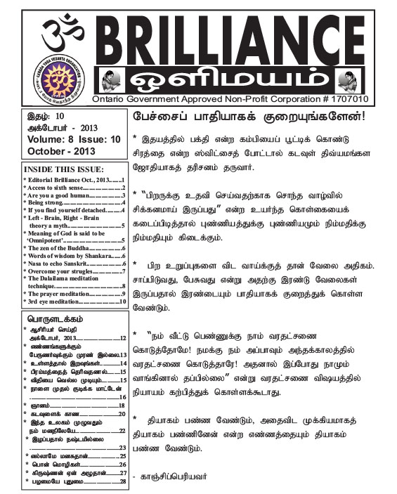 Brilliance Magazine October 2013