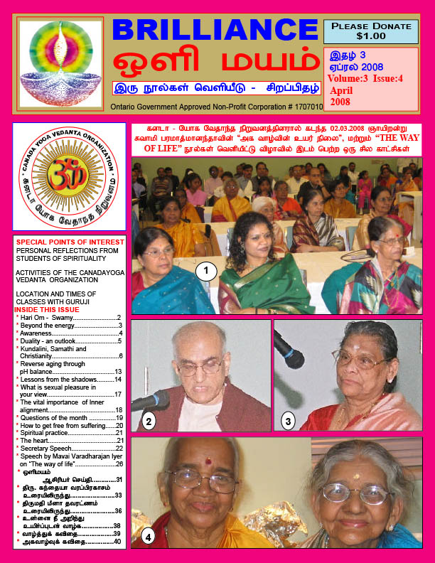 Brilliance magazine April 2008